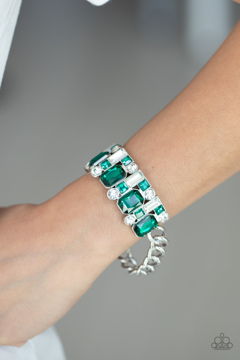 Urban Crest - Green - Paparazzi Bracelet