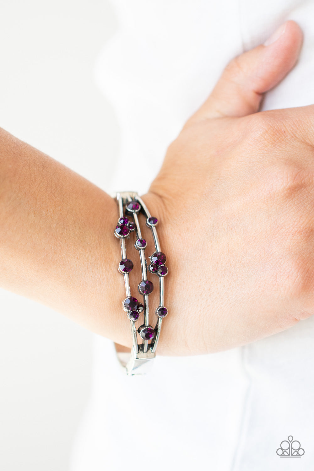 Cosmic Candescence - Purple - Paparazzi Bracelet