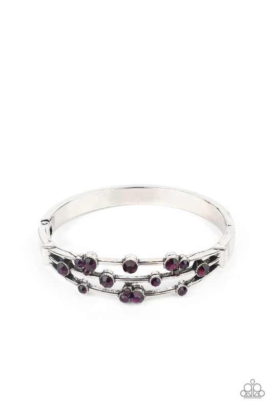 Cosmic Candescence - Purple - Paparazzi Bracelet