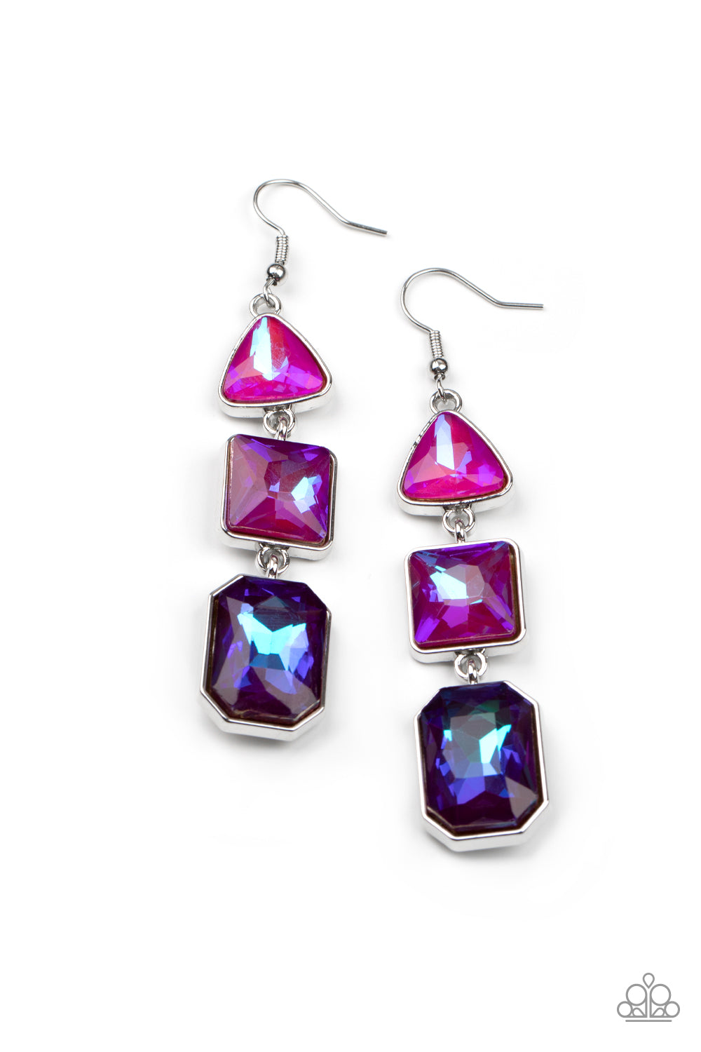 Cosmic Culture - Purple - Paparazzi Earrings