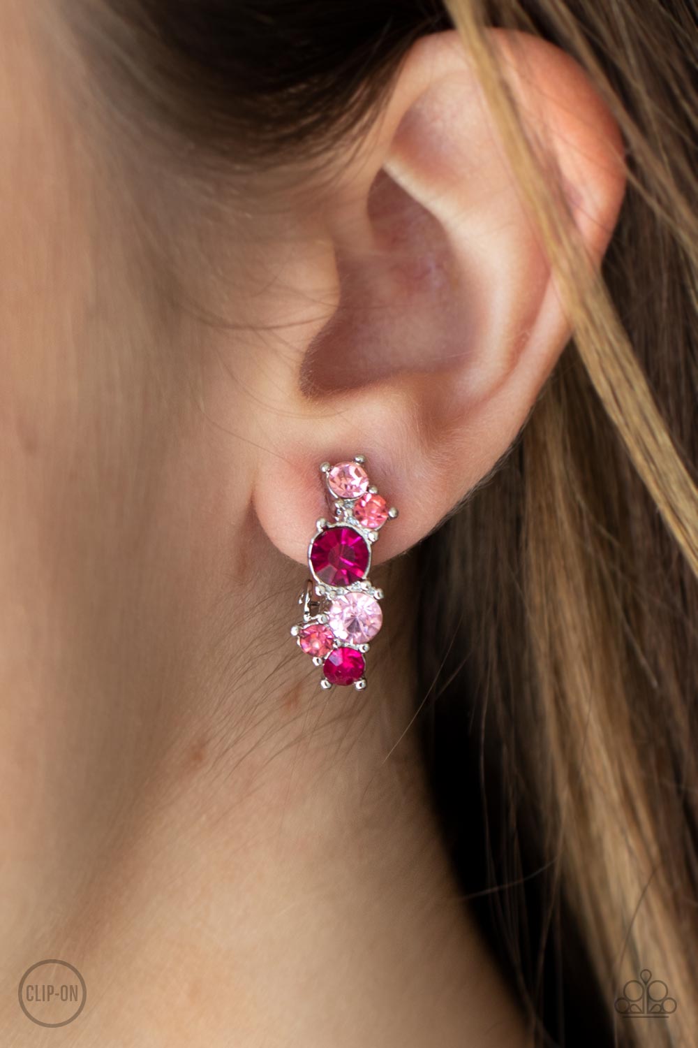 Cosmic Celebration - Pink - Paparazzi Earrings