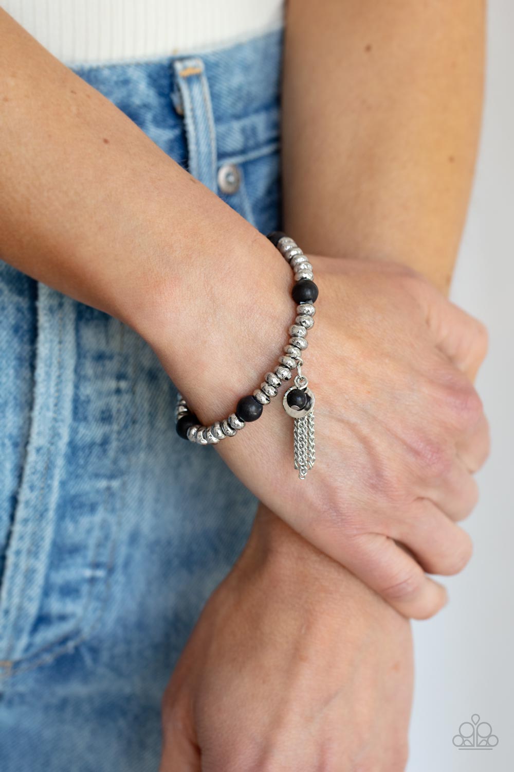Whimsically Wanderlust - Black - Paparazzi Bracelet