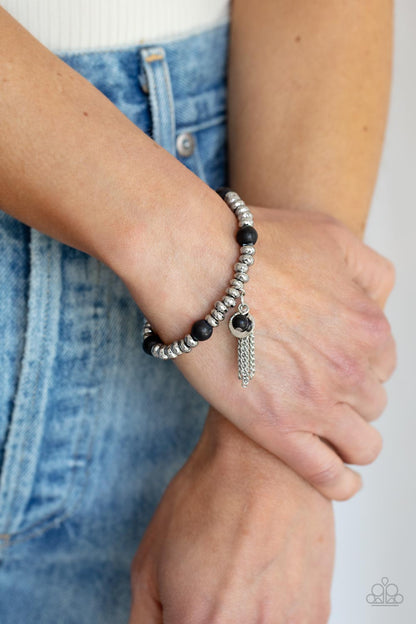 Whimsically Wanderlust - Black - Paparazzi Bracelet