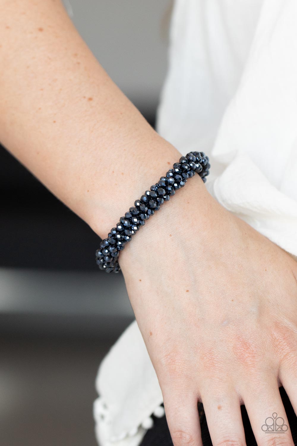 Wake Up and Sparkle - Blue - Paparazzi Bracelet