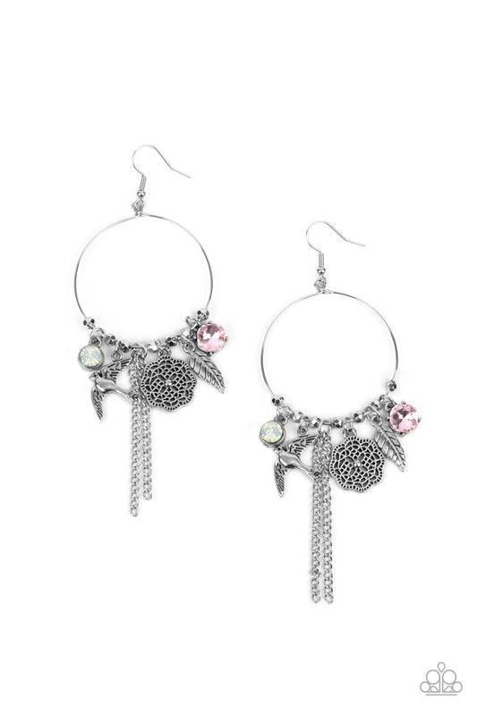 TWEET Dreams - Pink- Paparazzi Earrings