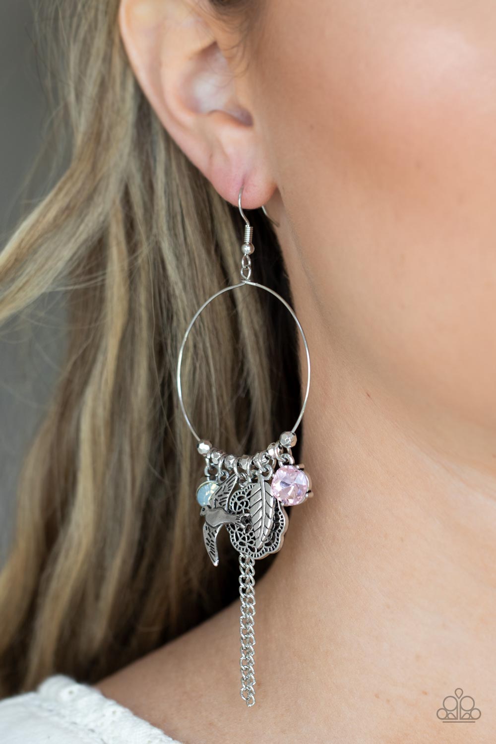 TWEET Dreams - Pink- Paparazzi Earrings