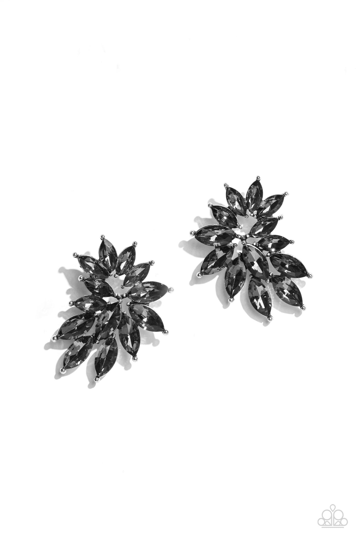 Fire Hazard - Silver - Paparazzi Earrings