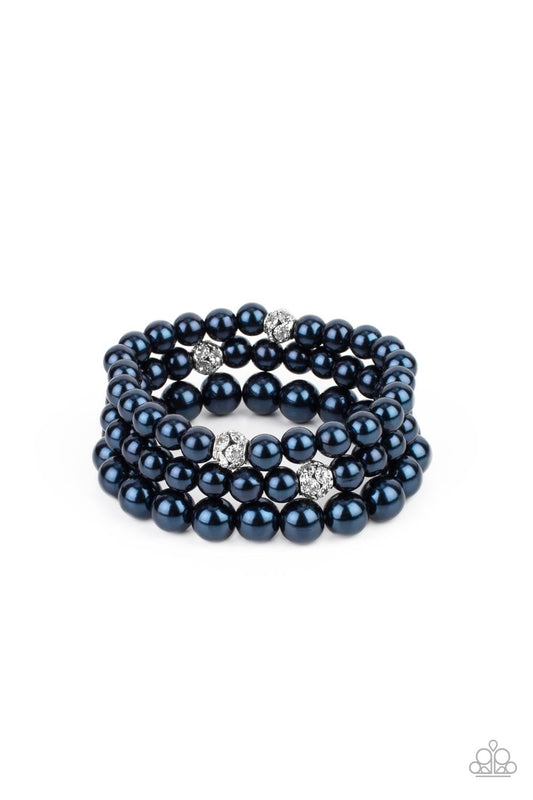 Here Comes The Heiress - Blue - Paparazzi Bracelet