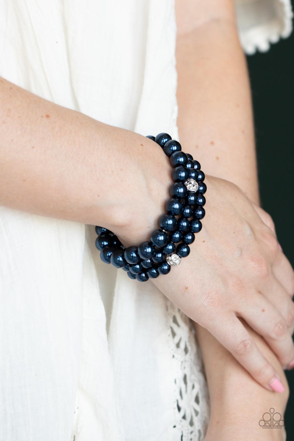 Here Comes The Heiress - Blue - Paparazzi Bracelet