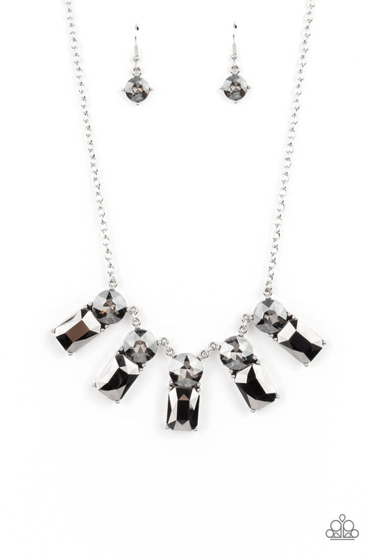 Celestial Royal - Silver - Paparazzi Necklace