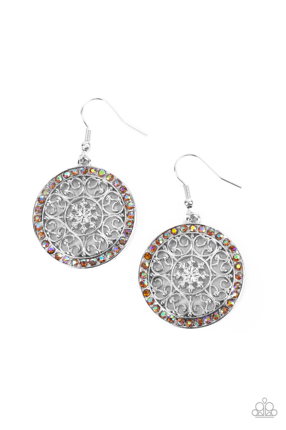 Bollywood Ballroom - Orange - Paparazzi Earrings