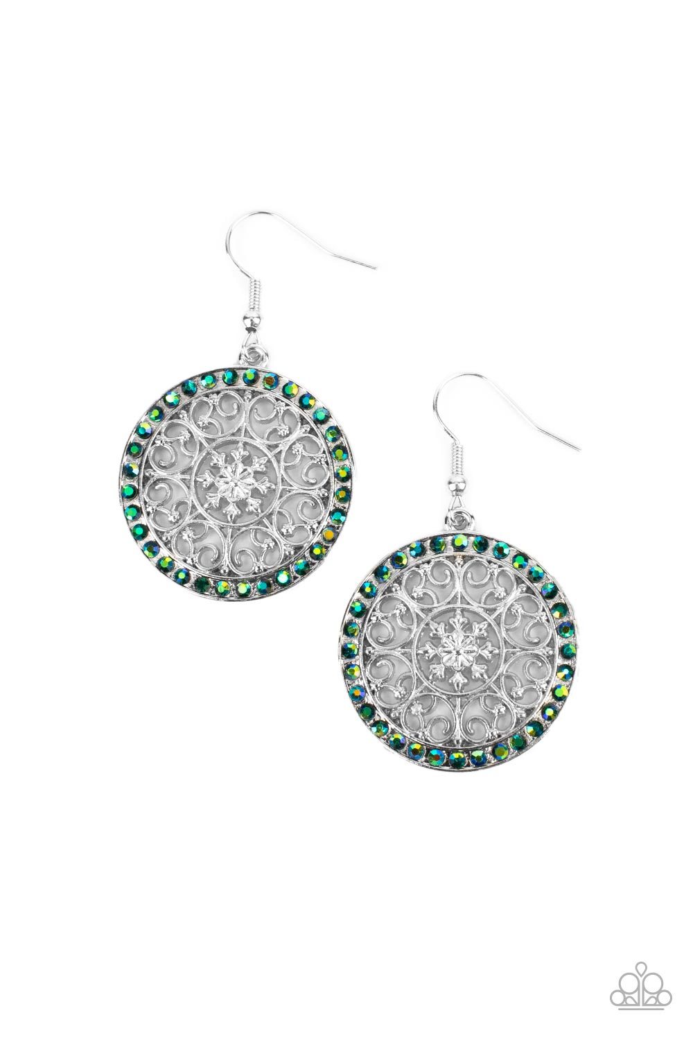 Bollywood Ballroom - Green - Paparazzi Earrings