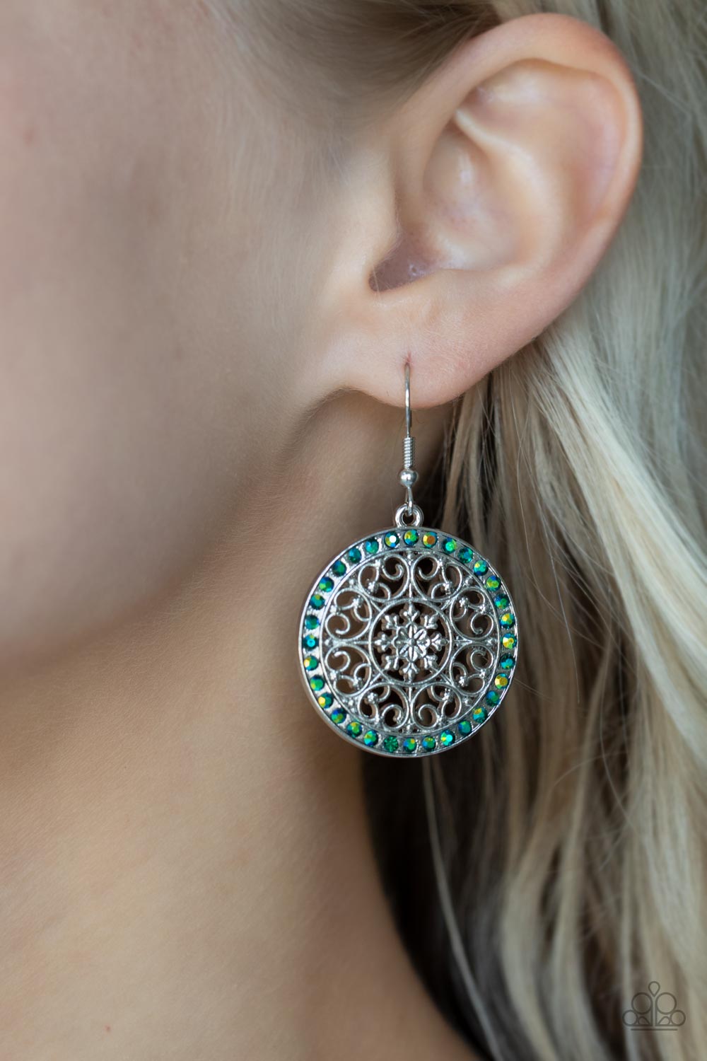 Bollywood Ballroom - Green - Paparazzi Earrings