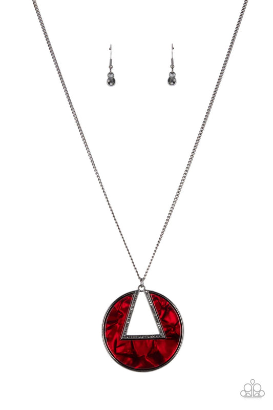 Chromatic Couture - Red - Paparazzi Necklace