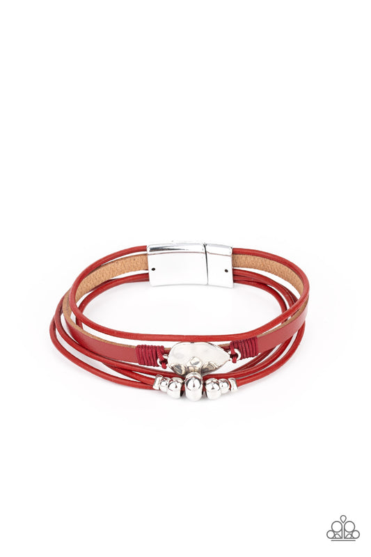 Tahoe Tourist - Red - Paparazzi Bracelet