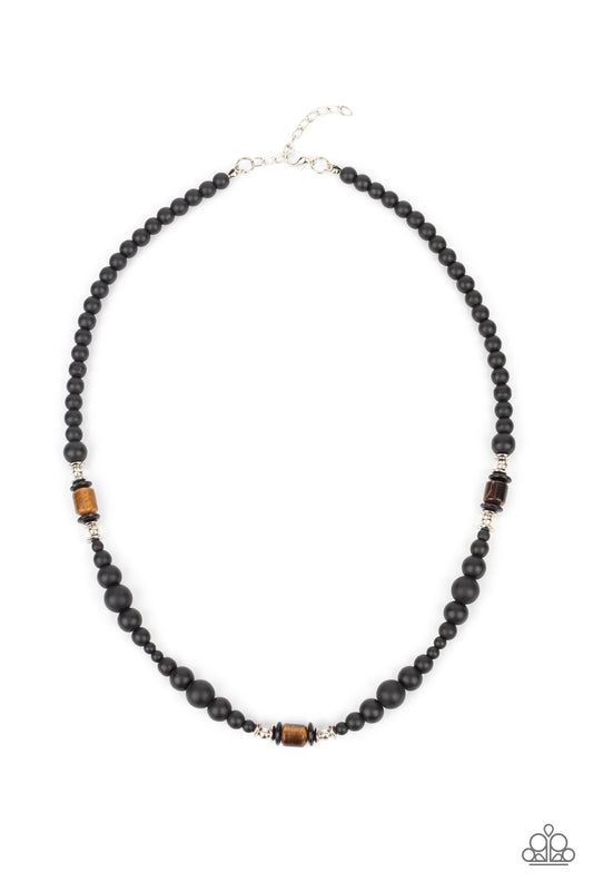 Stone Synchrony - Brown - Paparazzi Necklace