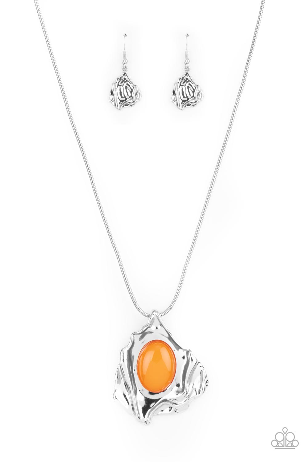 Amazon Amulet - Orange - Paparazzi Necklace