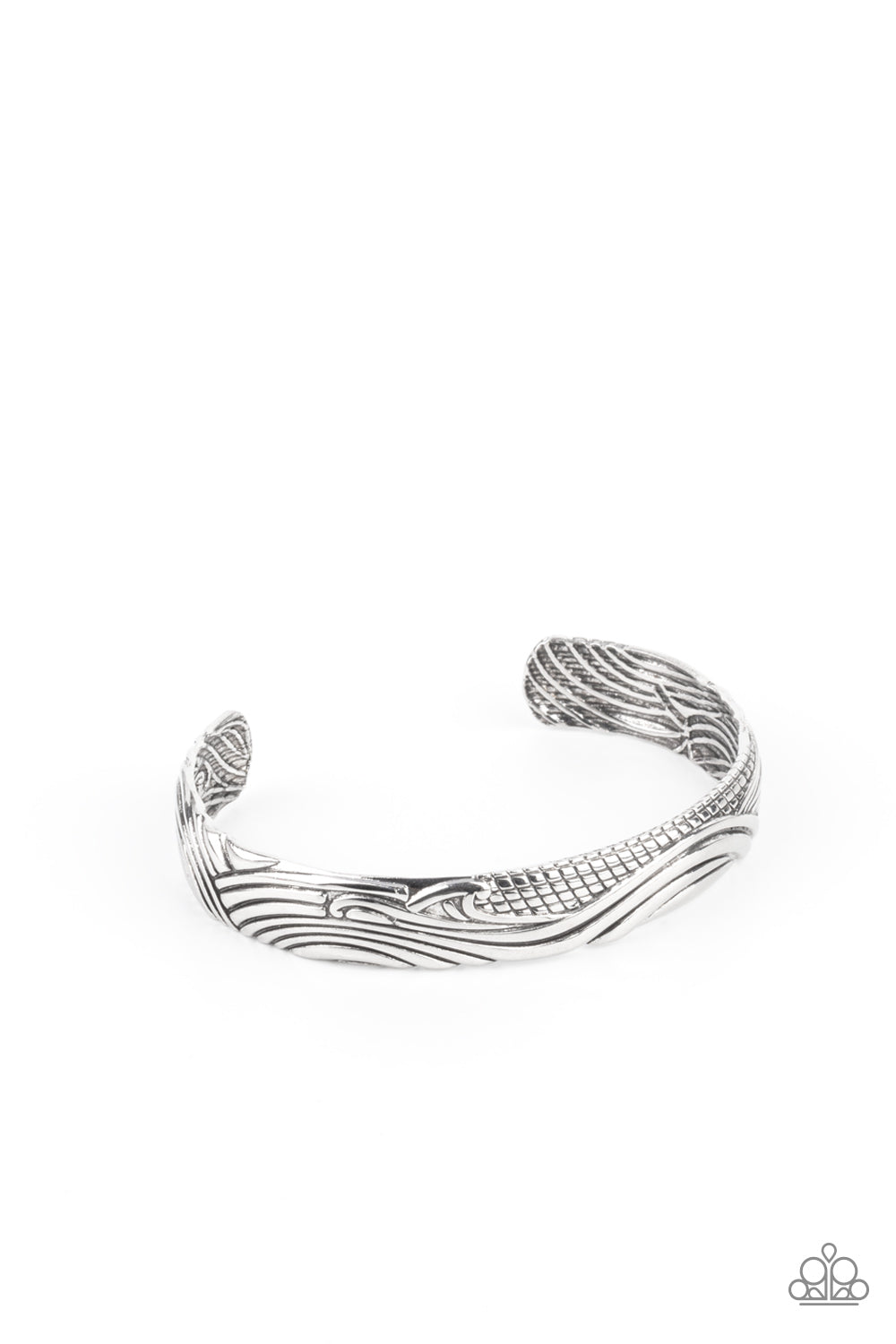 Tidal Trek - Silver - Paparazzi Bracelet