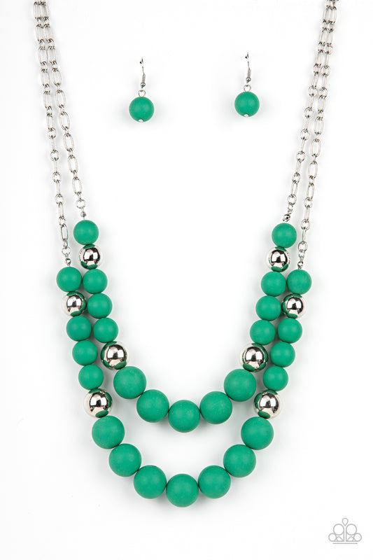 Vivid Vanity - Green - Paparazzi Necklace