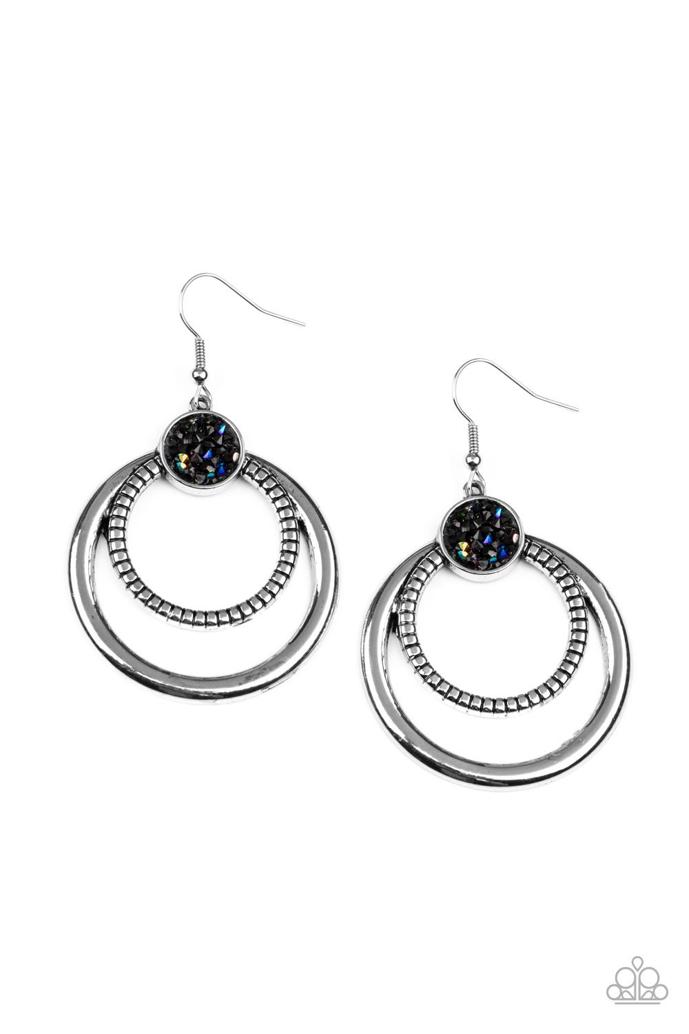 Spun Out Opulence - Multi - Paparazzi Earrings