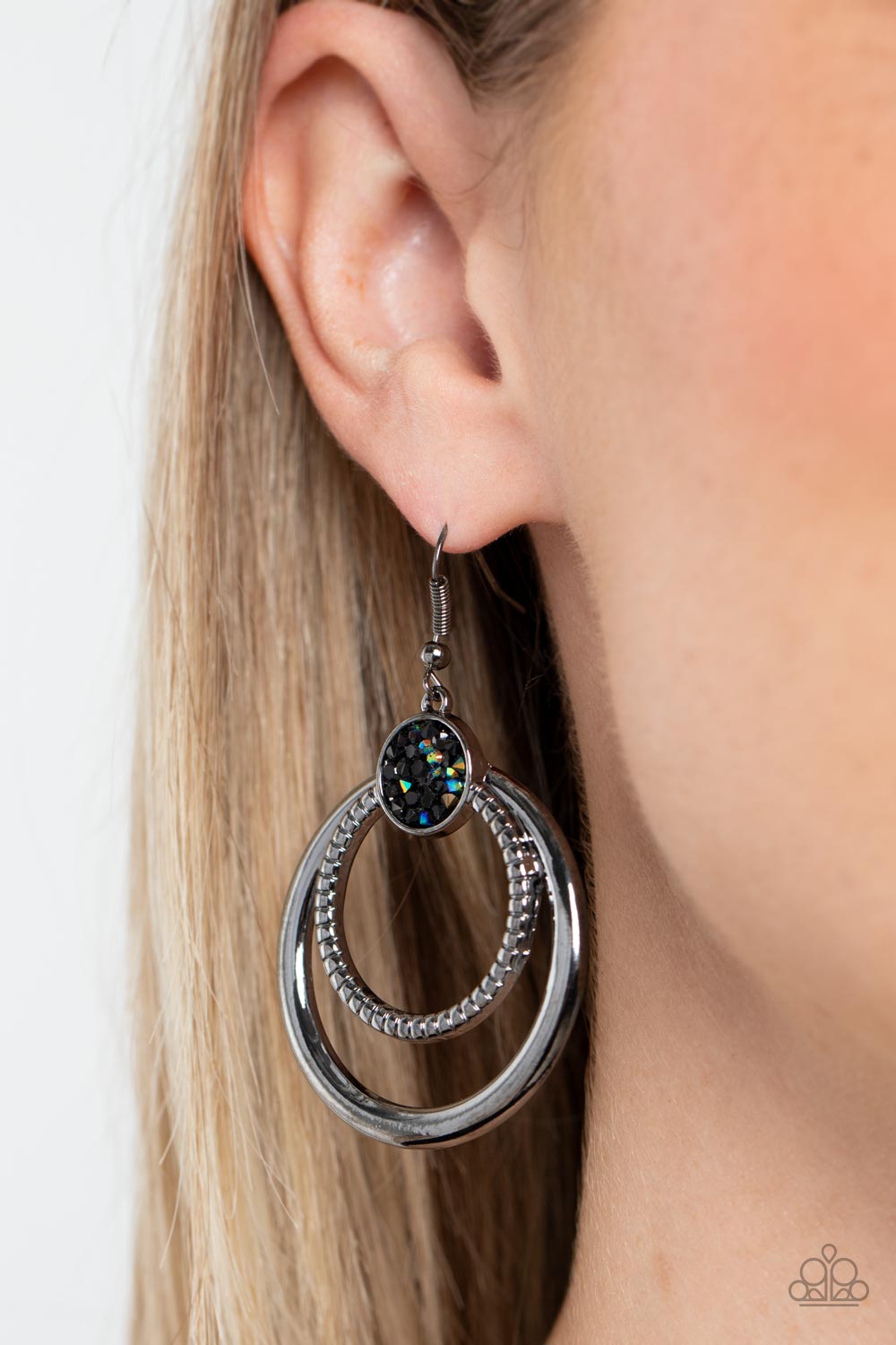 Spun Out Opulence - Multi - Paparazzi Earrings