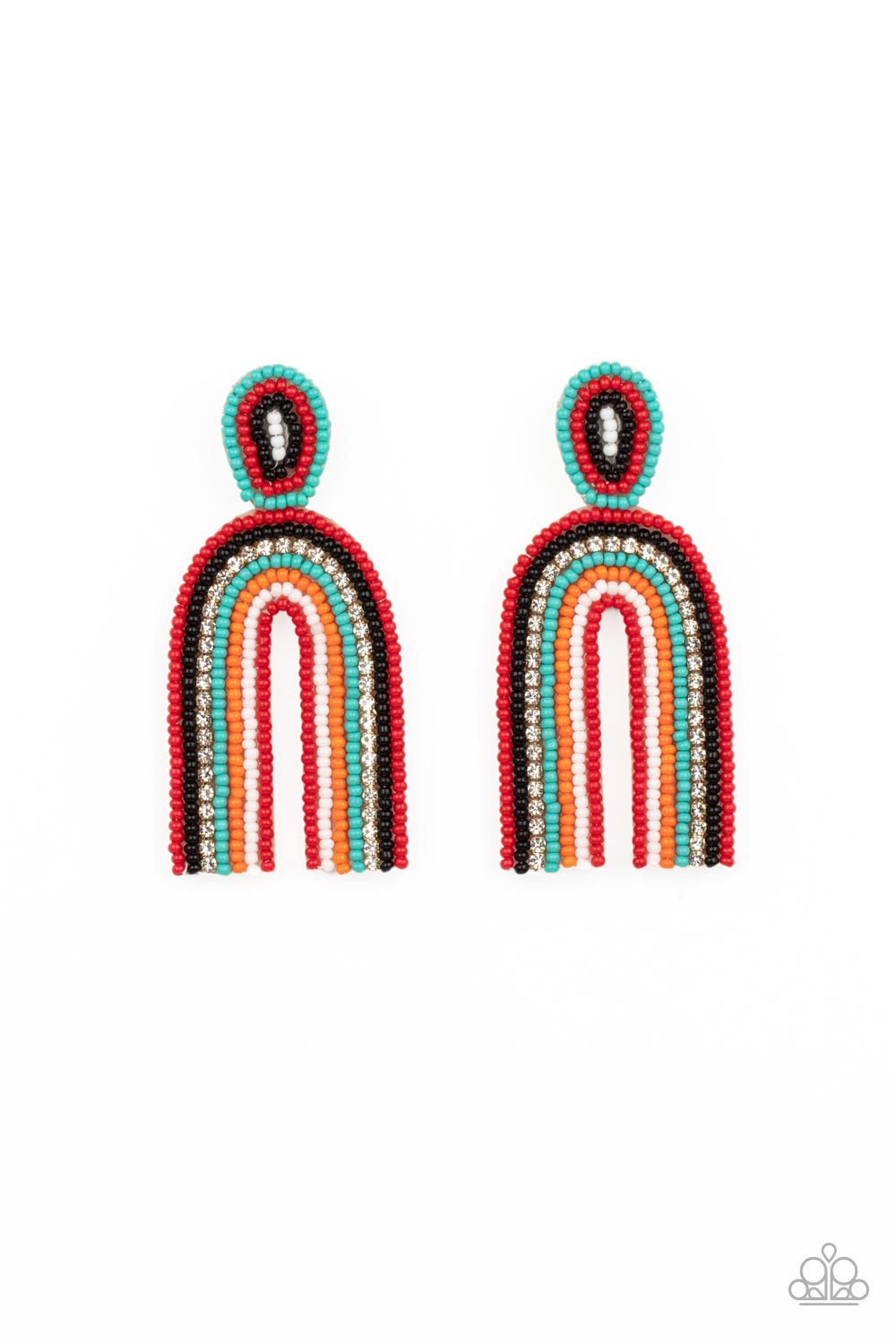 Rainbow Remedy - Multi - Paparazzi Earrings