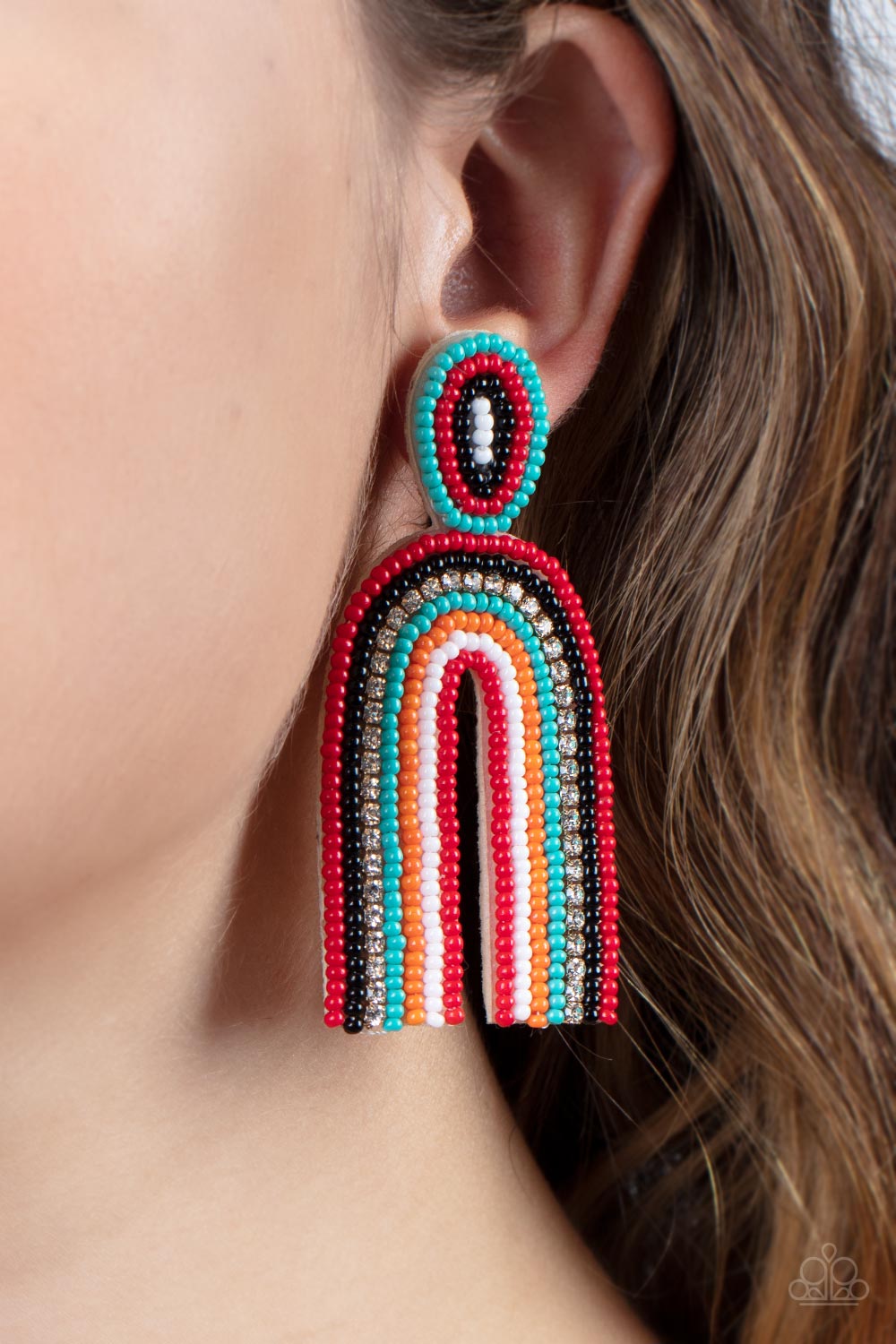 Rainbow Remedy - Multi - Paparazzi Earrings