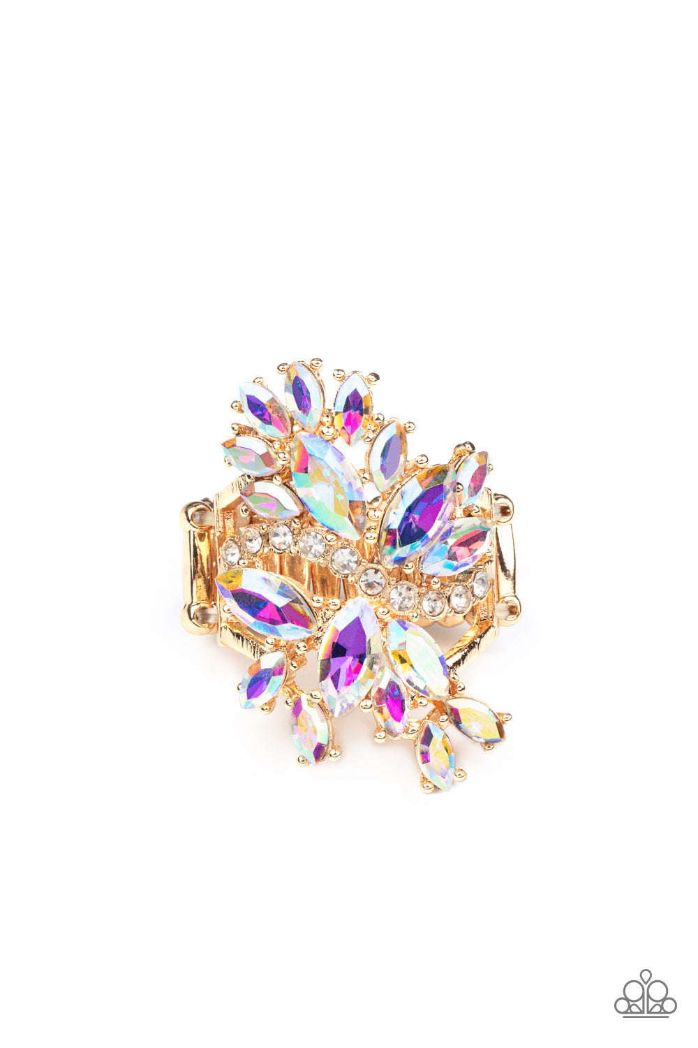 Flauntable Flare - Gold - Paparazzi Ring