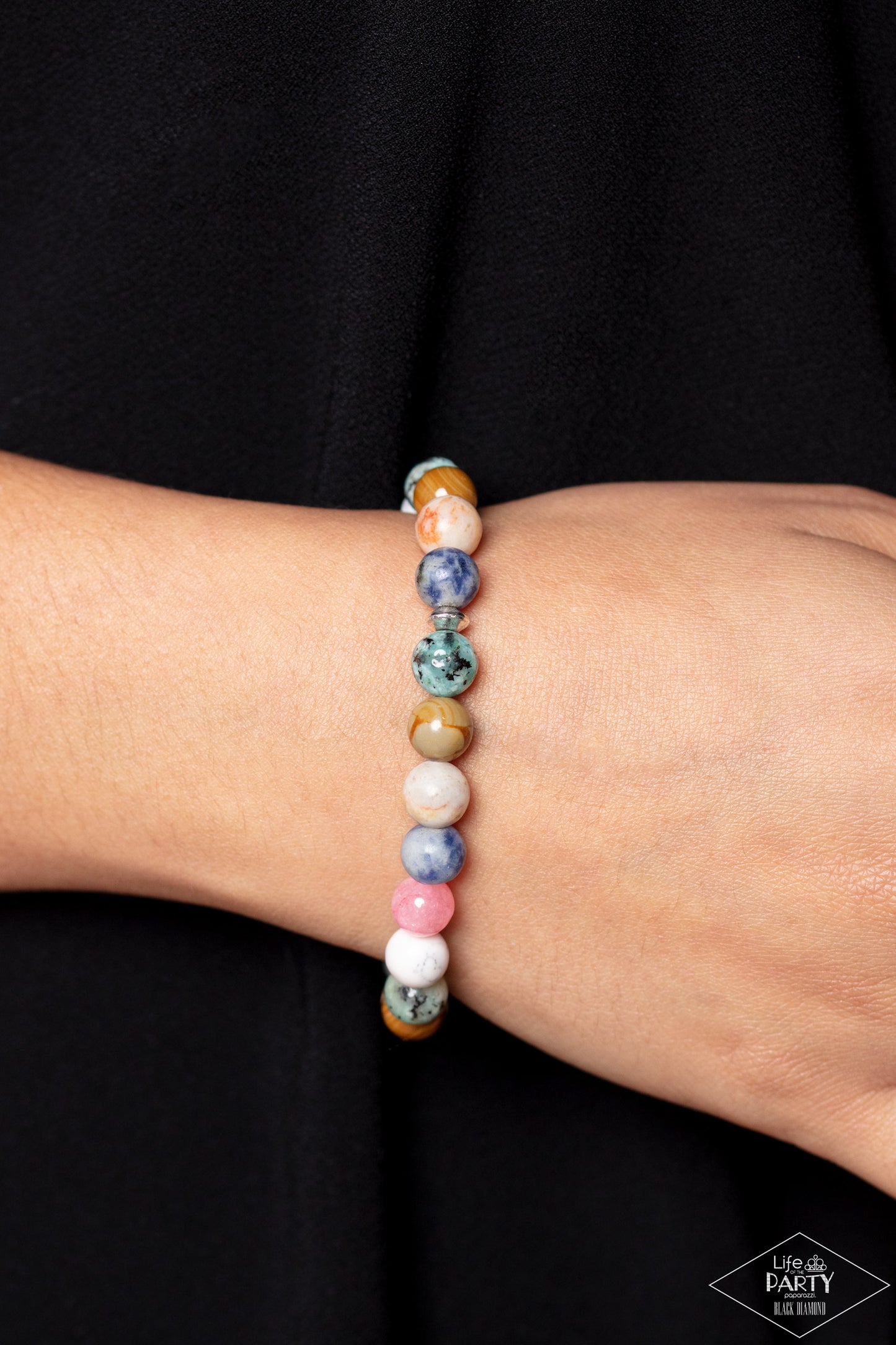 Stone Chakra - Multi - Paparazzi Bracelet (2023 Black Diamond LOP)