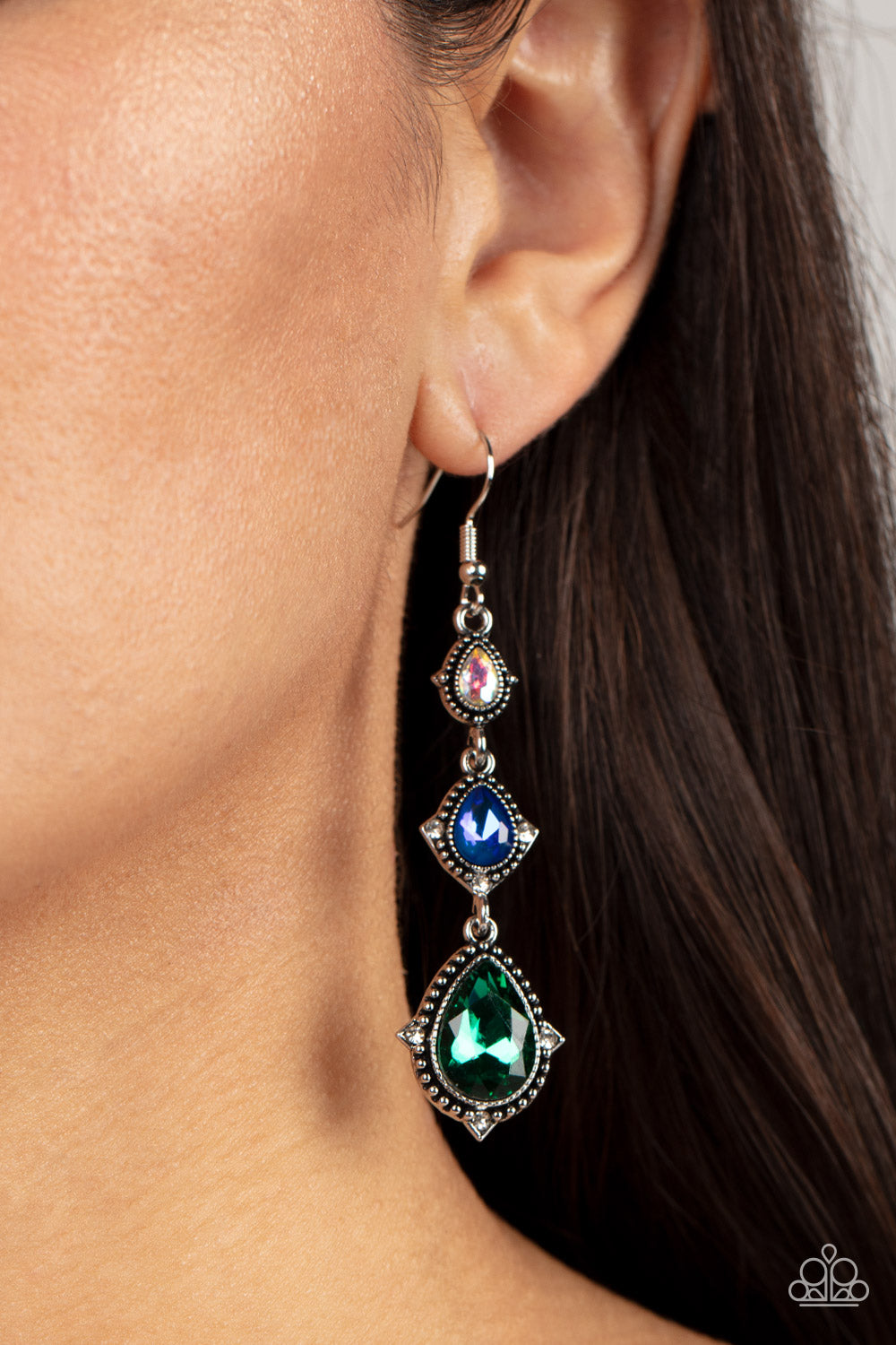 Prague Princess - Multi - Paparazzi Earrings