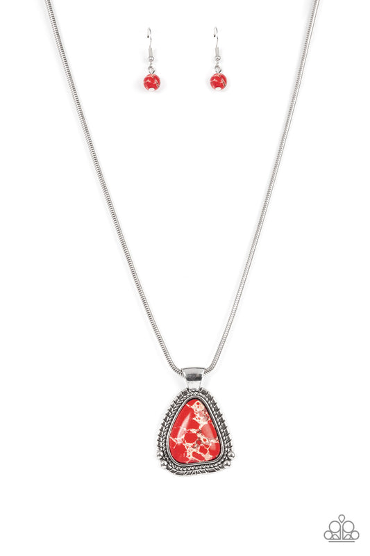 Artisan Adventure - Red - Paparazzi Necklace