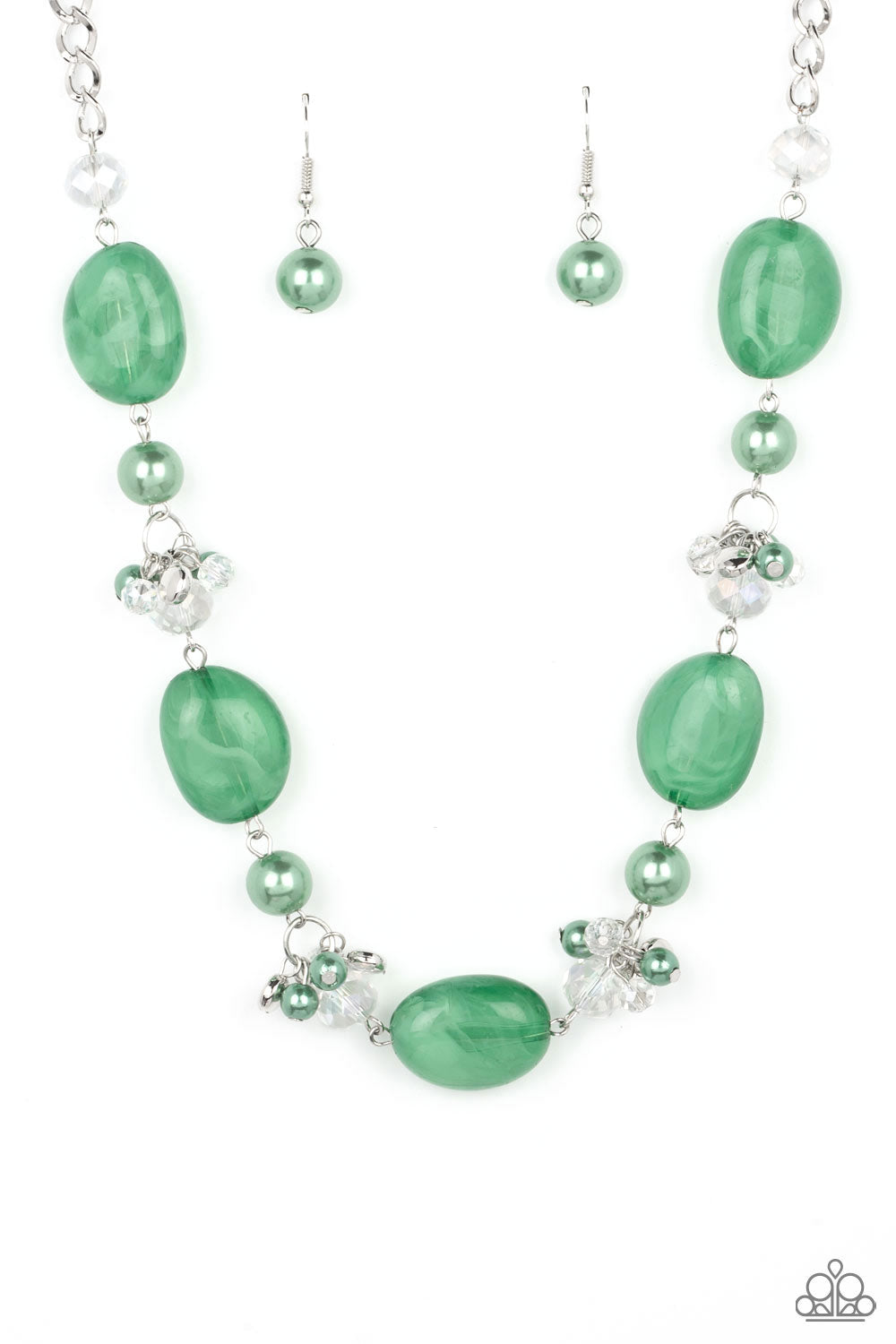 The Top TENACIOUS - Green - Paparazzi Necklace