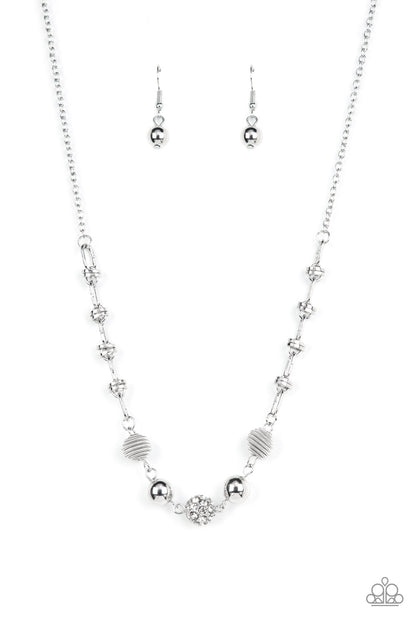 Taunting Twinkle - White - Paparazzi Necklace