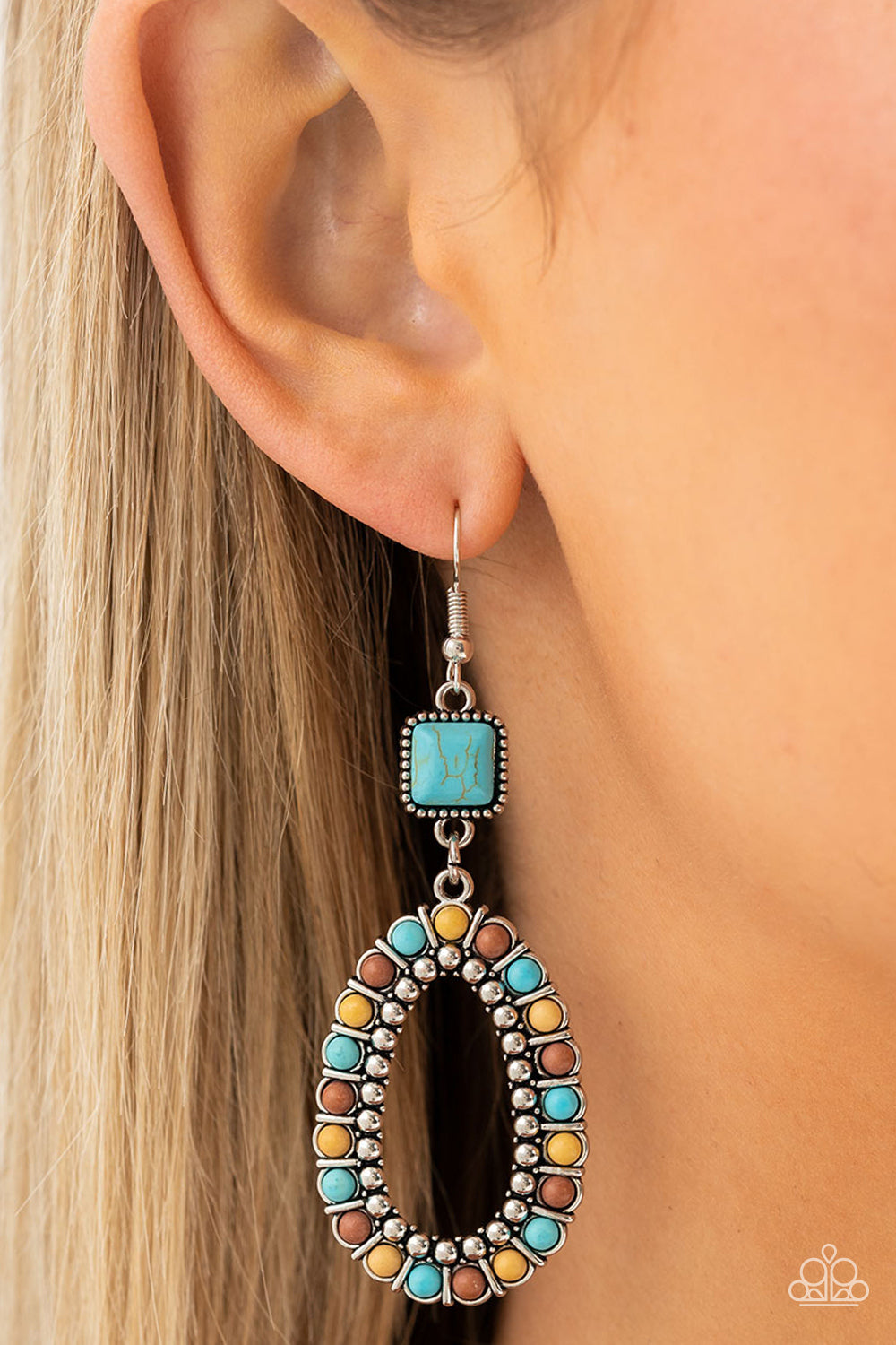 Napa Valley Luxe - Multi - Paparazzi Earrings