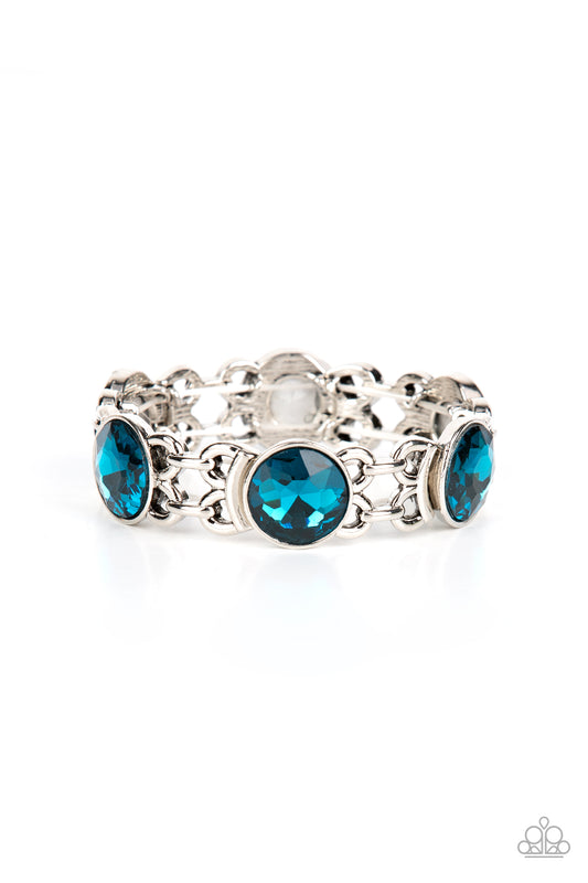 Devoted to Drama - Blue - Paparazzi Bracelet