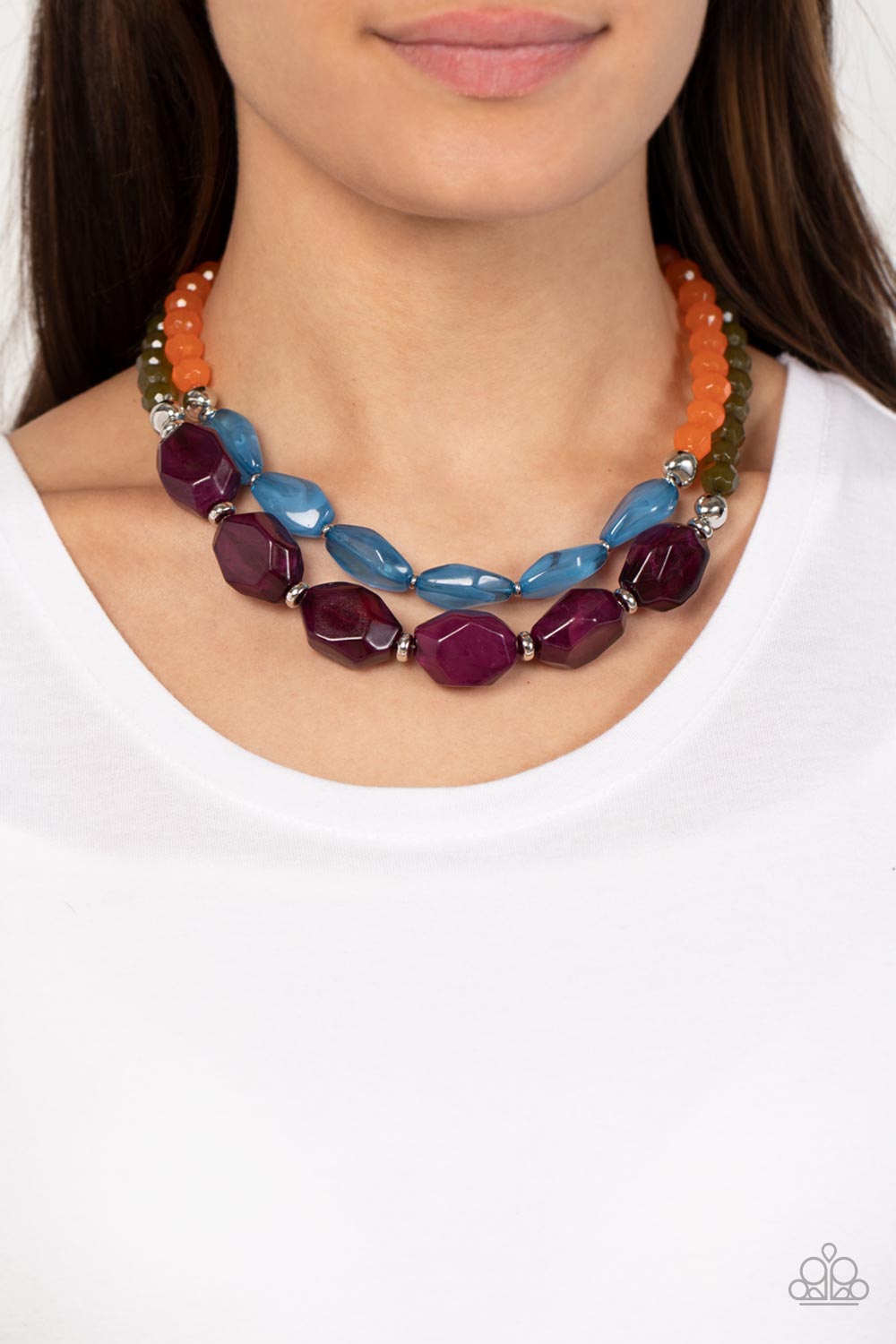 Tropical Trove - Purple - Paparazzi Necklace