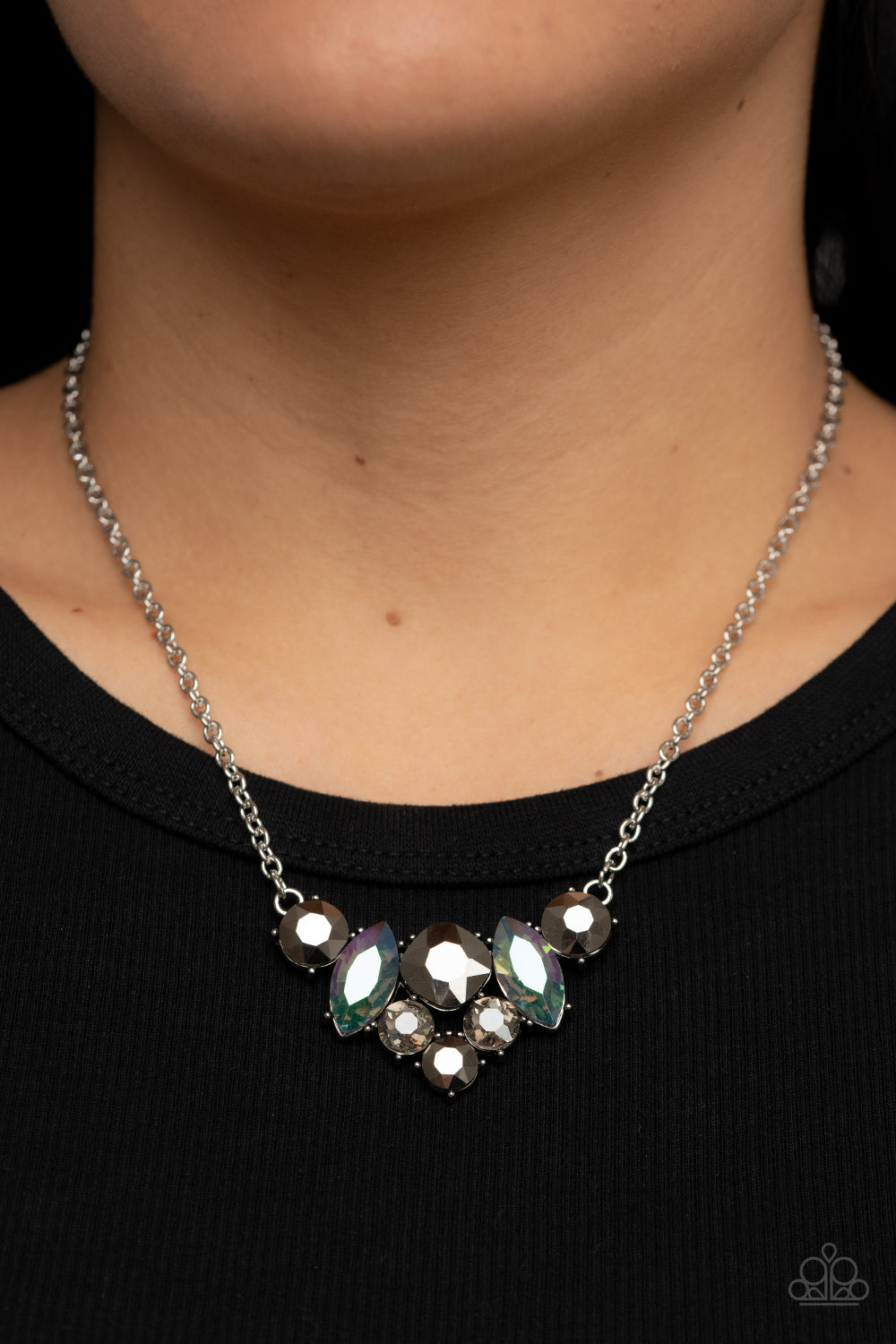 Lavishly Loaded - Silver - Paparazzi Necklace