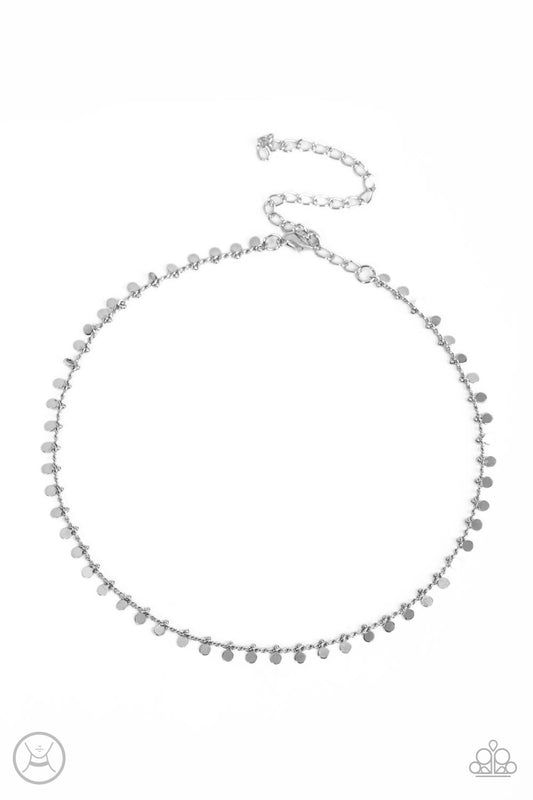 Spotlight Spunk - Silver - Paparazzi Necklace