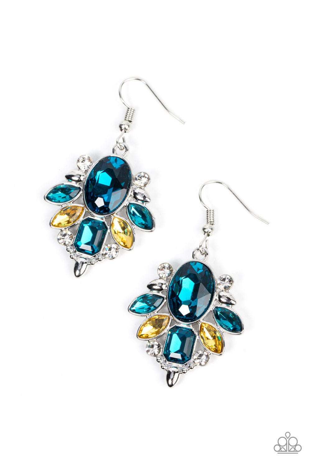 Glitzy Go-Getter - Multi - Paparazzi Earrings