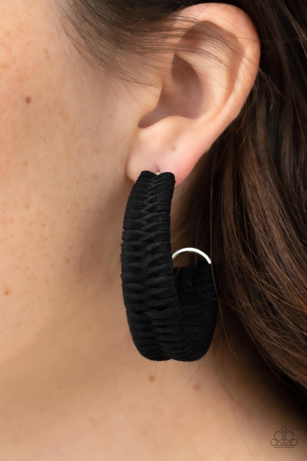 Rural Guru - Black - Paparazzi Earrings