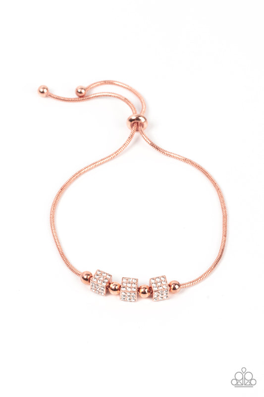 Roll Out the Radiance - Copper - Paparazzi Bracelet