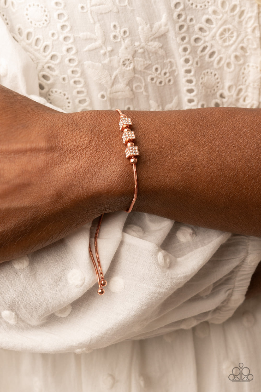 Roll Out the Radiance - Copper - Paparazzi Bracelet