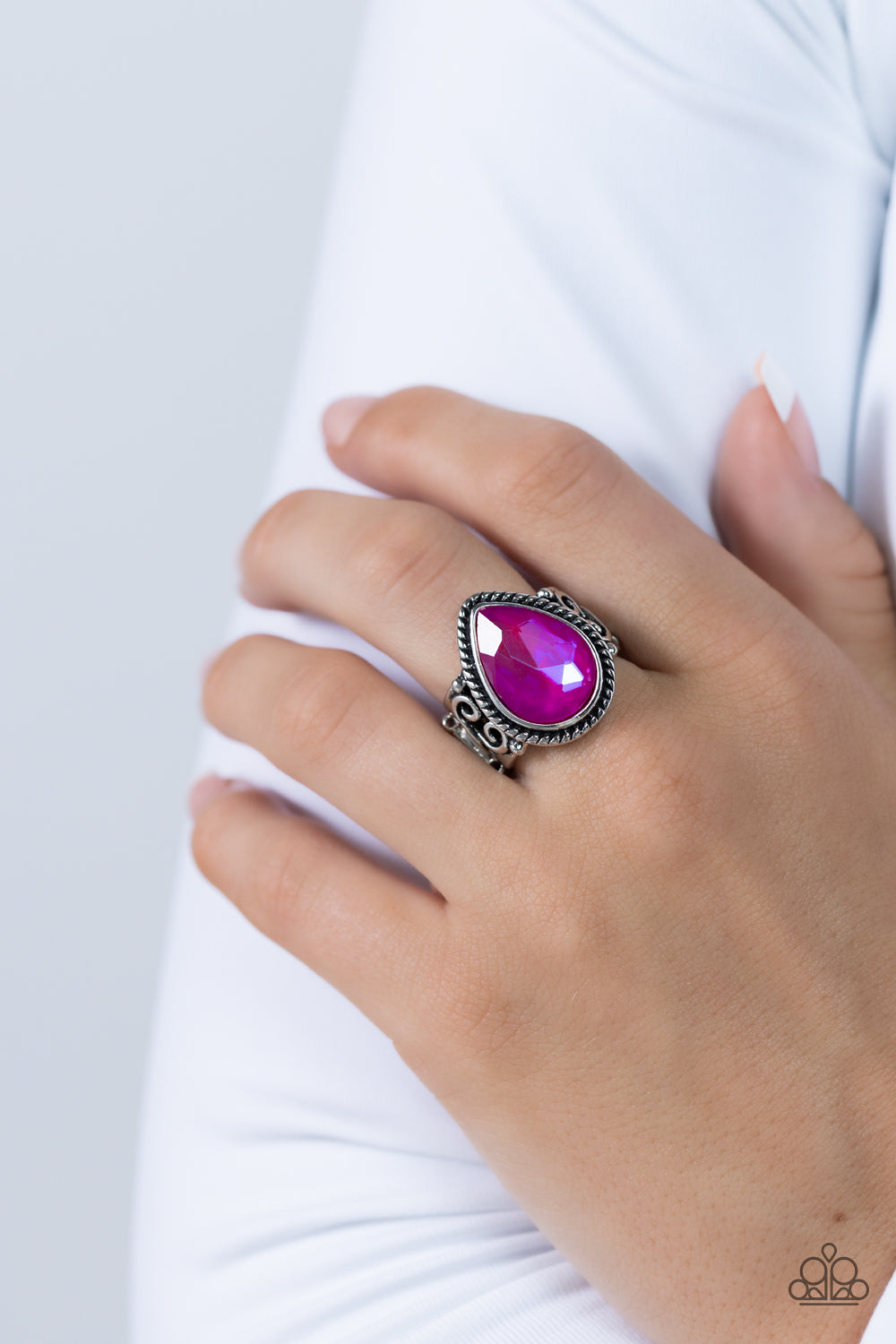 Supernatural Sparkle - Pink - Paparazzi Ring