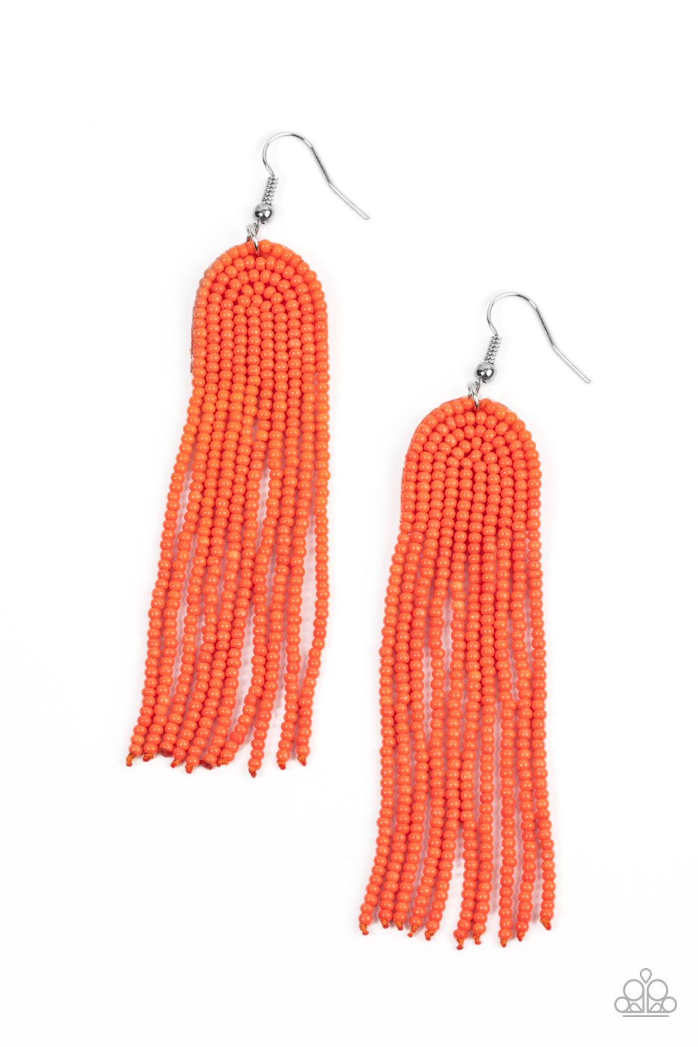 Right as RAINBOW - Orange - Paparazzi Earrings