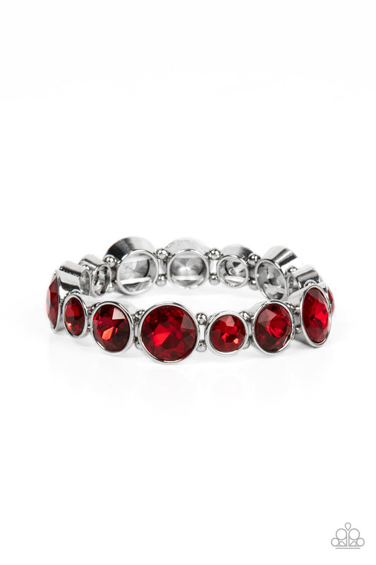 Twinkling Tease - Red - Paparazzi Bracelet