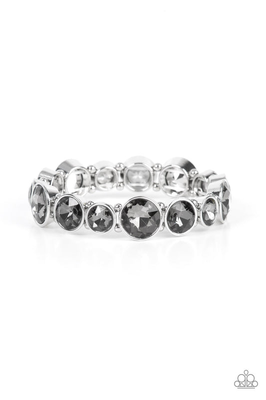 Twinkling Tease - Silver - Paparazzi Bracelet