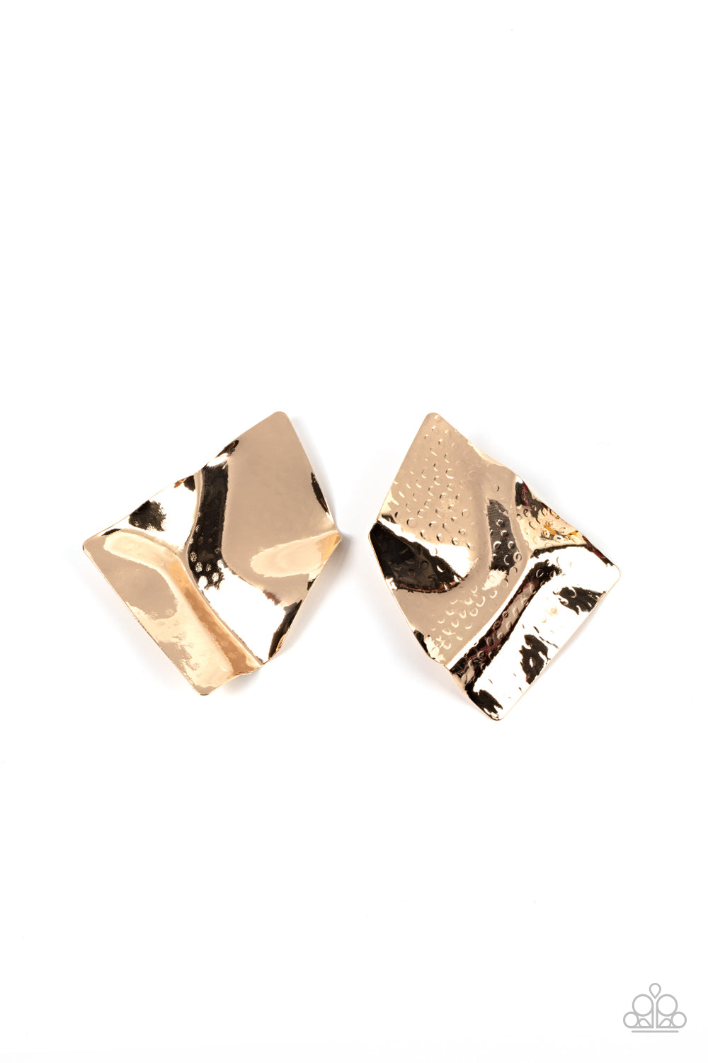 Modern Maverick - Gold - Paparazzi Earrings