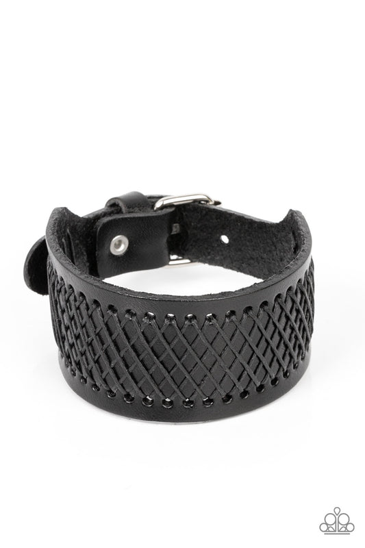 Drifter Discovery - Black - Paparazzi Urban Bracelet