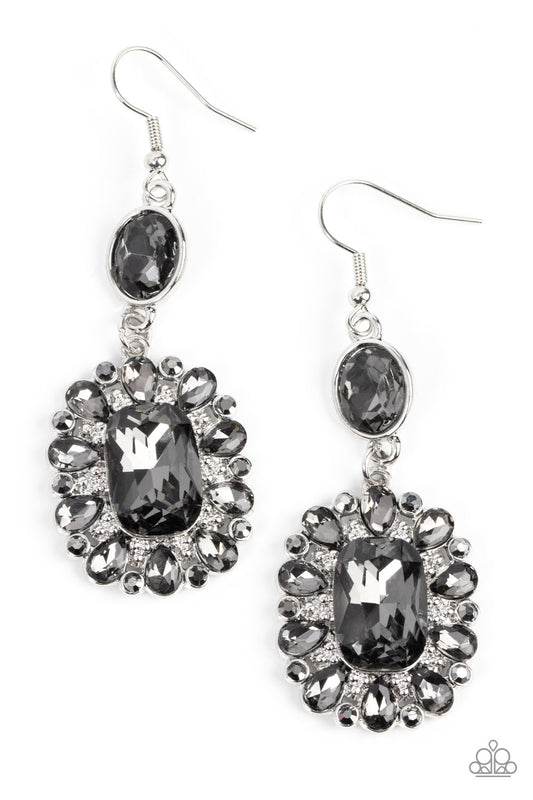 Capriciously Cosmopolitan - Silver - Paparazzi Earrings