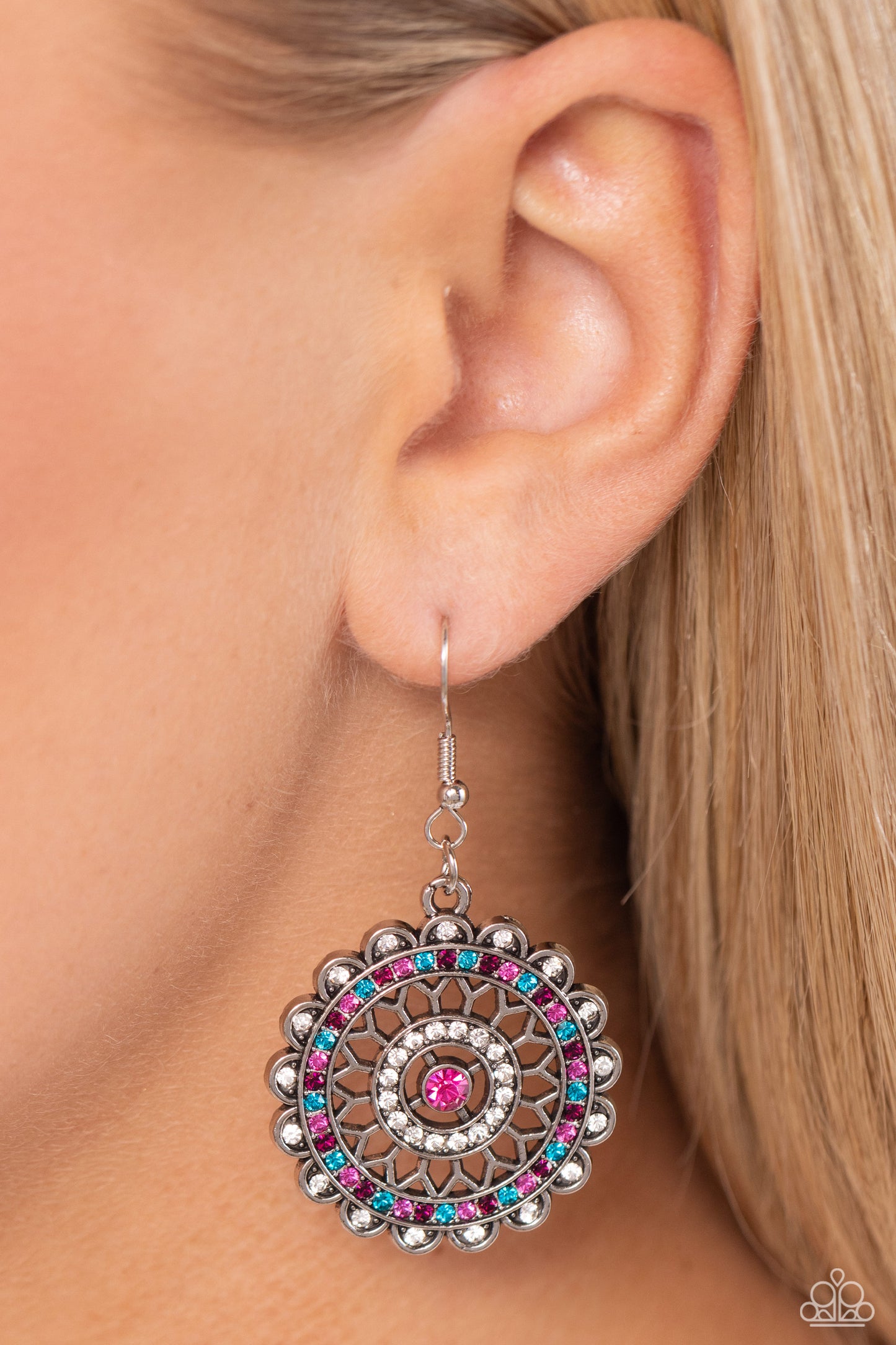 Twinkly Translation - Multi - Paparazzi Earrings